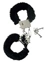 Menottes Fourrure Sexy couleur noire - Anniversaire Adulte - Gadget Humour - Sexy