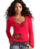 Baby Phat Plus Size Screen Print Top with Detachable Camisole