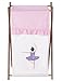Sweet Jojo Designs Baby and Kids Clothes Laundry Hamper for for Ballet Dancer Ballerina Bedding