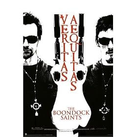 The Boondock Saints Movie (Veritas Aequitas, B&W) Poster Print - 24x36