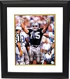 Howie Long Autographed/Hand Signed Oakland Raiders 16X20 Photo Custom Framed- PSA Hologram