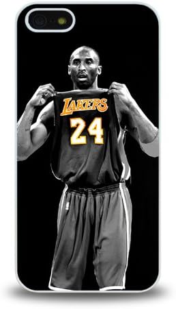 iPhone 5 5S case protective skin cover with NBA great player and MVP LA Lakers No.24 Kobe Bryant "Black Mamba" cool poster design #8