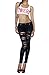 Fandsway Women's Fashion Comfort Casual Ripped Denim Skinny Jean Full Length Collection