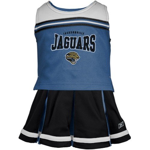 Reebok Jacksonville Jaguars Teal Youth 2-Piece Cheerleader Dress (Large)