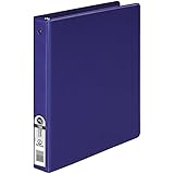 Wilson Jones 3-Ring Binder, 1-Inch Ring Size, 11 x 8.5 Inches, Dark Blue, (W368-14NBL)