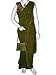 Indian Ethnic Beaded Olive Green Saree Bollywood Fashion Dress Saree for Girls Childrens