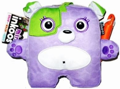 Inkoos Mini Plush Dog with Marker - Purple