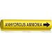 Brady 5631-Ii High Performance - Wrap Around Pipe Marker, Legend "Anhydrous Ammonia"
