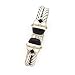 18K Yellow Gold and Sterling Silver Onyx Cuff
