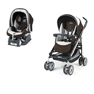 Peg Perego 2011 Primo Viaggio SIP 30/30 Car Seat and Pliko Switch Stroller in Java