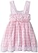 Bonnie Jean Girls Seersucker Spring Summer Dress, Pink, 2T - 4T