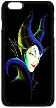 FEEL.Q- Disney Movie Maleficent Sleeping Beauty Cartoon Rubber iPhone 6 Plus Case 6S Plus 6+ Cover