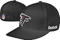 Atlanta Falcons 2009 Black Fitted Sideline Flat Brim Hat