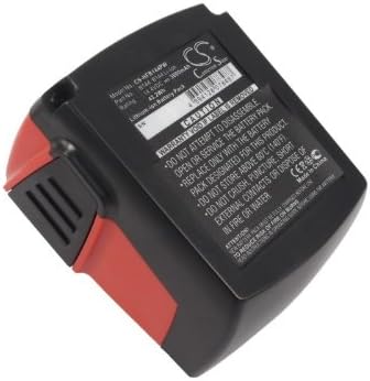 Battery2go - 1 year warranty - 14.4V Battery For HILTI SID 144-A CPC Impact Driver, B144, B144 Li-Ion, SFH 144-A CPC 14.4V