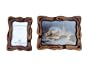 Scalloped Edges Photo Frame Set (2 Pcs. Set)