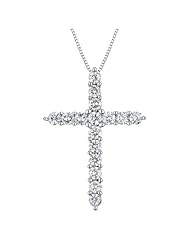 Diamond Cross Pendant 1ctw