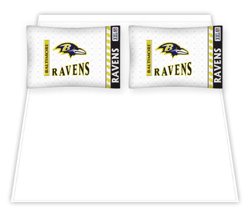 NFL Baltimore Ravens Micro Fiber Sheet Set Queen