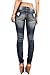 Machine Women's Juniors Low Rise Distressed Skinny Jeans