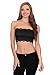 Simlu Womens Sexy Fashion Lace Bandeau Strapless Stretchy Tube Top Layering Bra