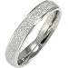 Stainless Steel Sparkle 3.8mm Band Ring - Women (Size 8) Stainless Steel Sparkle 3.8mm Band Ring - Women (Size 8)