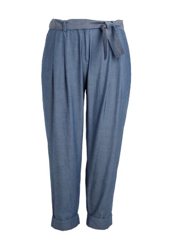 Jessica London Plus Size Lightweight Cotton Denim Capris Jessica London Plus Size Lightweight Cotton Denim Capris
