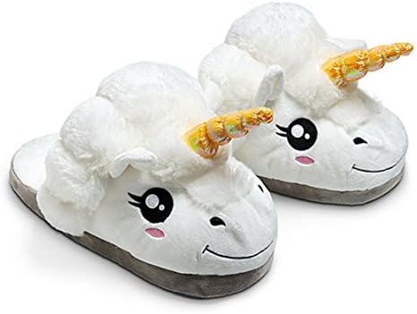 FSTY® Cutest Plush Unicorn Slippers for Unisex Adult(Average size fits most)