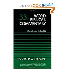 Word Biblical Commentary Vol. 33b, Matthew 14-28  (hagner), 568pp