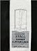 STALL size VINYL Shower Curtain Liner 54'' wide x 78'' LONG - White