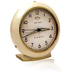 Westclox 1949 Big Ben Quartz Cream Alarm Clock