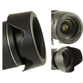 A&R Professional 55mm Reversible Lens Hood For Sony 18-55mm 55-200mm 75-300mm