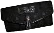 Etienne Aigner Checkbook Wallet Tab Clutch Geo Logo Personal Assets Black