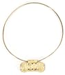 Double Ball Amulet Necklace: Gold