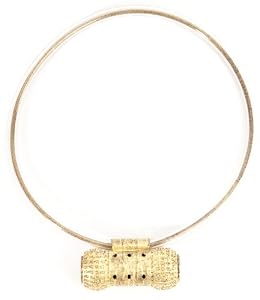 Double Ball Amulet Necklace: Gold