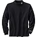 Legendary Whitetails Men's Standard Legendary Mock Neck T-Shirt, Black, Medium