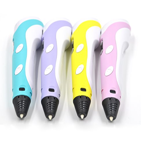 Sprite Science™ Ver 2 with LCD display 3D Arts & Crafts Drawing 3D Printing Doodle Printer Pen with Free ABS Filament (Pink),Ship from china by DHL