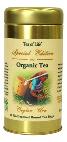 Tea Of Life Special Edition Ceylon Uva, 50-Count Round Tea Bag 2.6-Ounce Tins (Pack of 3) by Ceylon Tea