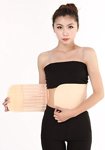 Breathable Elastic Postpartum Wrapper Maternity Support Belt Abdominal Binder Slimming Belt Waist Band Abdomen Compression Girdle Belly Trimmer Shaper Band for Women