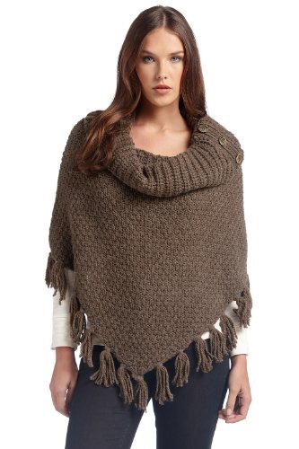 ESPRIT Damen Strickjacke X21547, Gr. 36 (S), Braun (fox brown melange 217) Preisvergleich