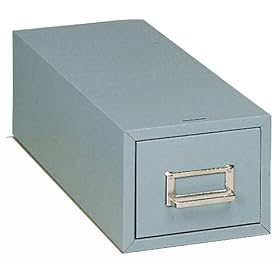 Single Drawer Card File, 3 x 5 by 