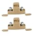 BMW e38 e39 Sun Visor Clip set (x2 clips) BEIGE sunvisor bracket clamp e53 e65