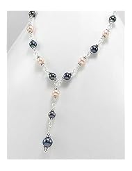 Fresh Water Pearl Necklace In 92.5 Sterling Silver