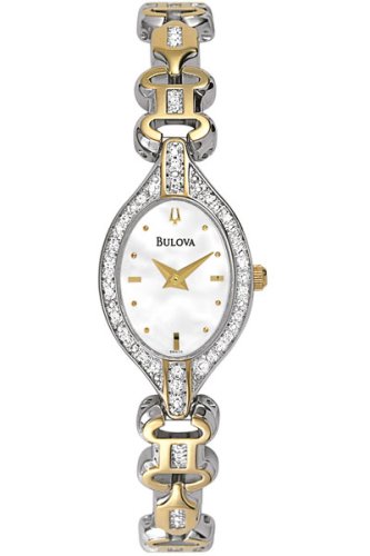 Bulova 98W08 Diamond Series Mother of Pearl Dial Women's Watch