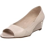 ALL BLACK Womens Classey Peep-Toe Pump
