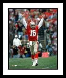 Joe Montana San Francisco 49ers NFL Framed 8x10 Photograph Arms Raised