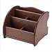 Tv Dvd Stereo Remote Control Organizer Mdf Wood Caddy