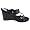 Nine West Women's Tavinos Platform Slide,Black,6.5 M US