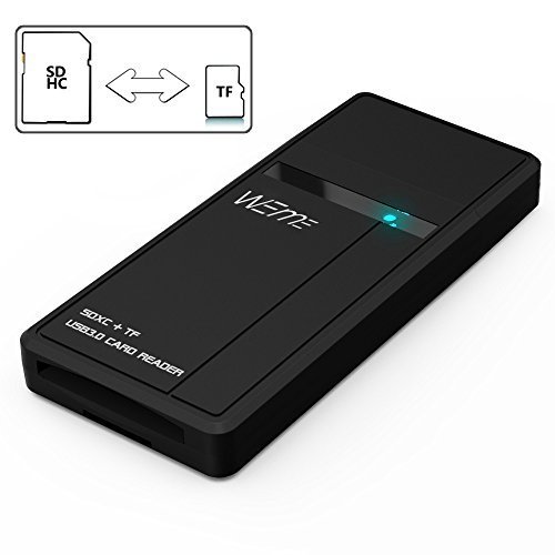 Weme 2-in-1 usb 3.0 memory card reader with usb compact…