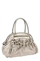 Juicy Couture 'Link Tycoon' Bowler Leather Handbag - Silver Color