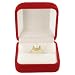 Red Velvet Ring Box 2 Inch Square Gift Box