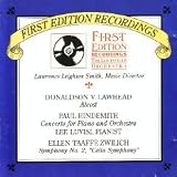 Paul Hindemith - Concerto for Piano / Donaldson V Lawhead - Aleost / Ellen Taaffe Zwilich - Symphony No 2 (First Edition)
